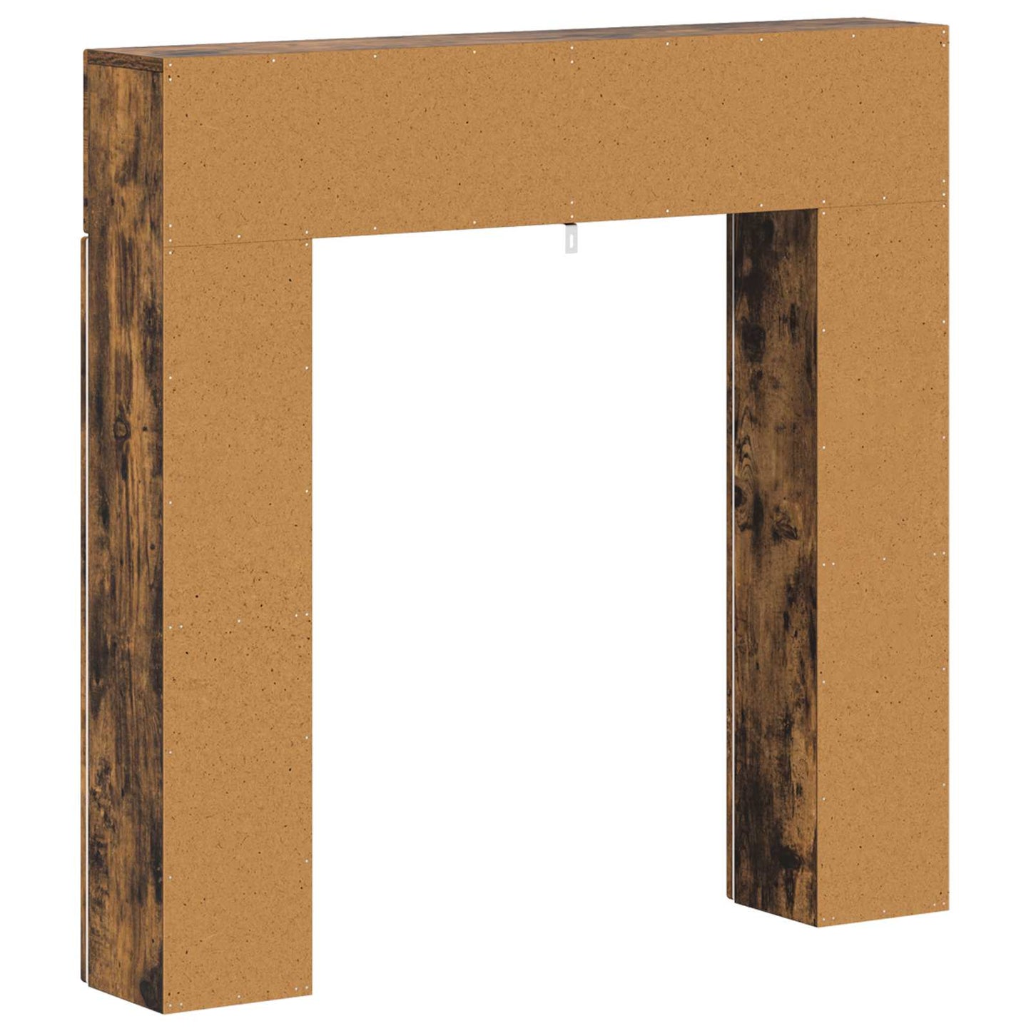 Fireplace Surround Smoked Oak 102 x 18 x 100.5 cm