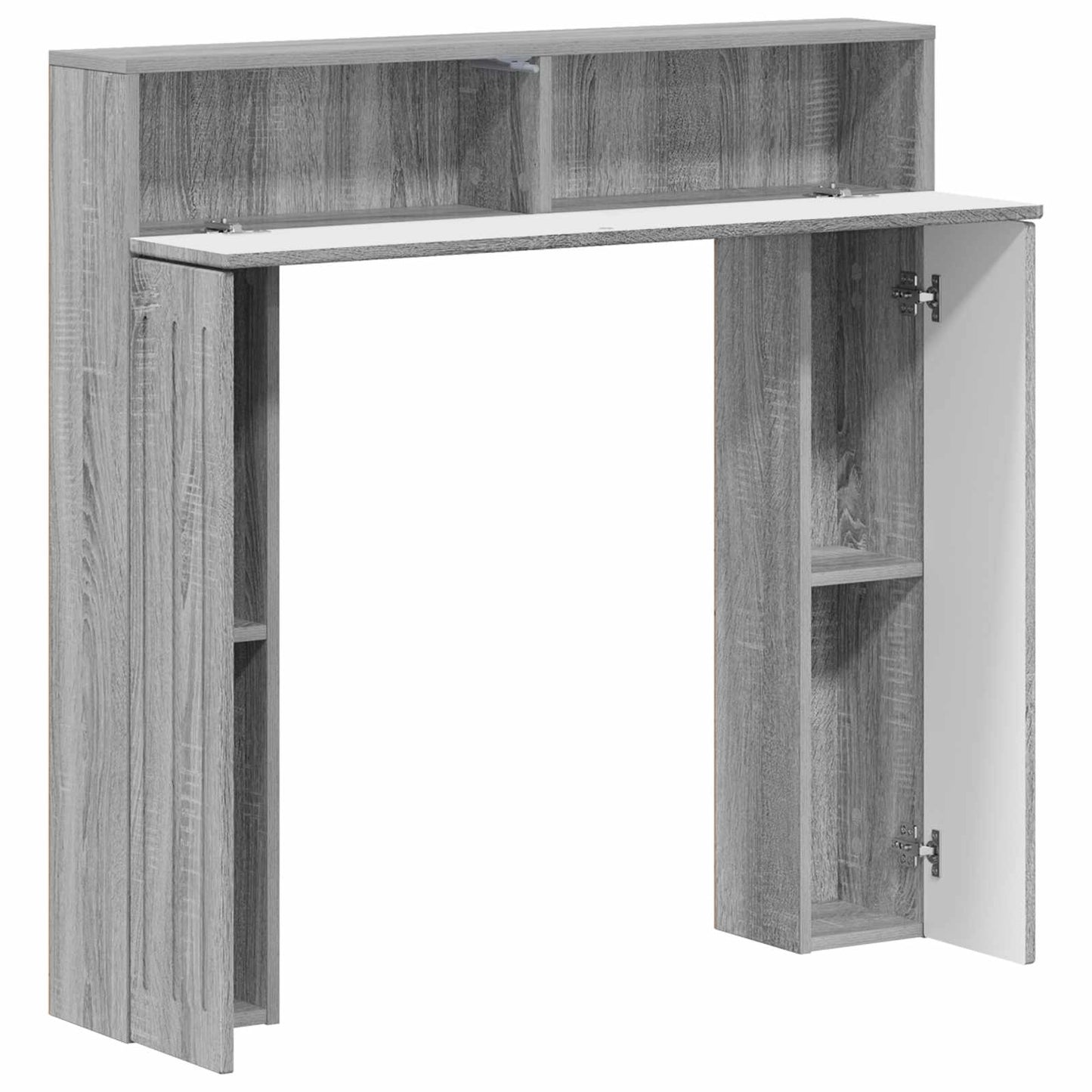 Fireplace Surround Grey Sonoma 102 x 18 x 100.5 cm