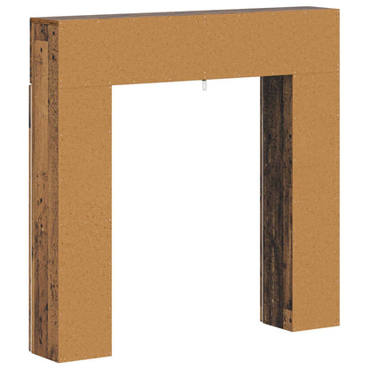 Fireplace Surround Old Wood 102 x 18 x 100.5 cm Engineered Wood