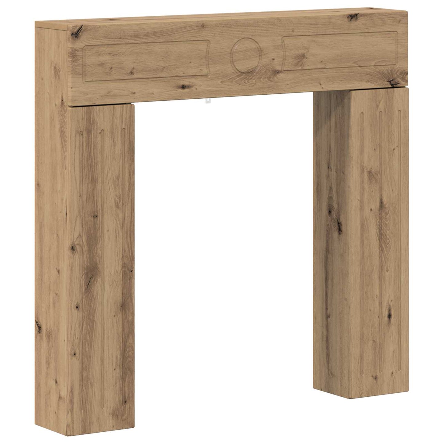 Fireplace Surround Artisan Oak 102 x 18 x 100.5 cm