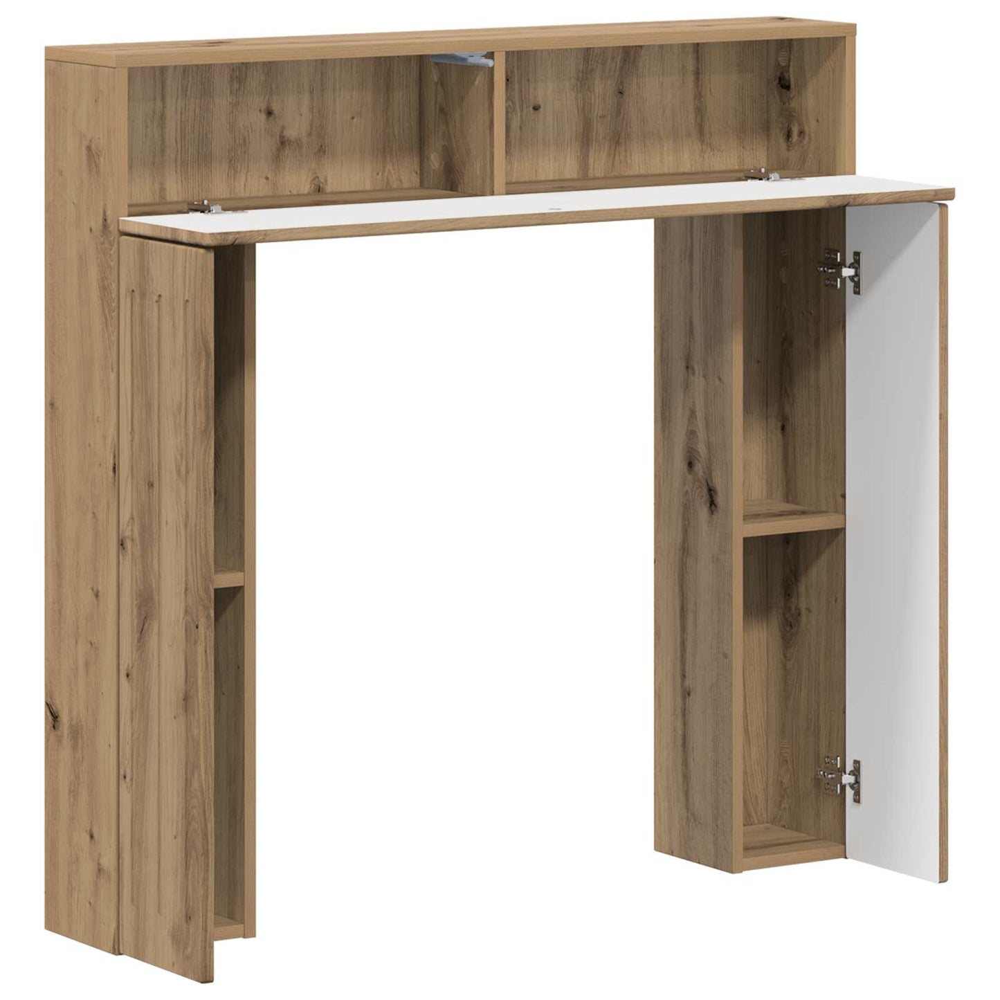Fireplace Surround Artisan Oak 102 x 18 x 100.5 cm