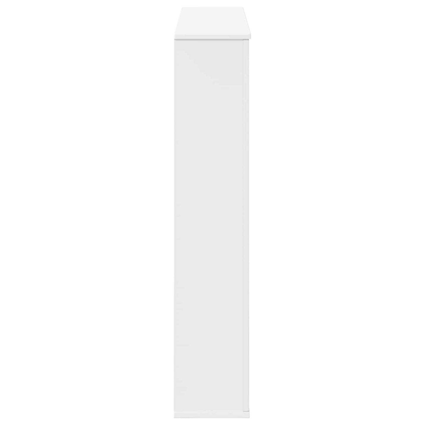 Fireplace Surround White 100 x 20 x 100 cm Engineered Wood