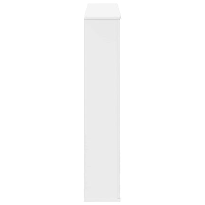 Fireplace Surround White 100 x 20 x 100 cm Engineered Wood