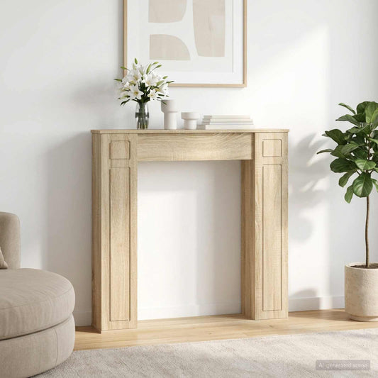 Fireplace Surround Sonoma 100 x 20 x 100 cm Engineered Wood