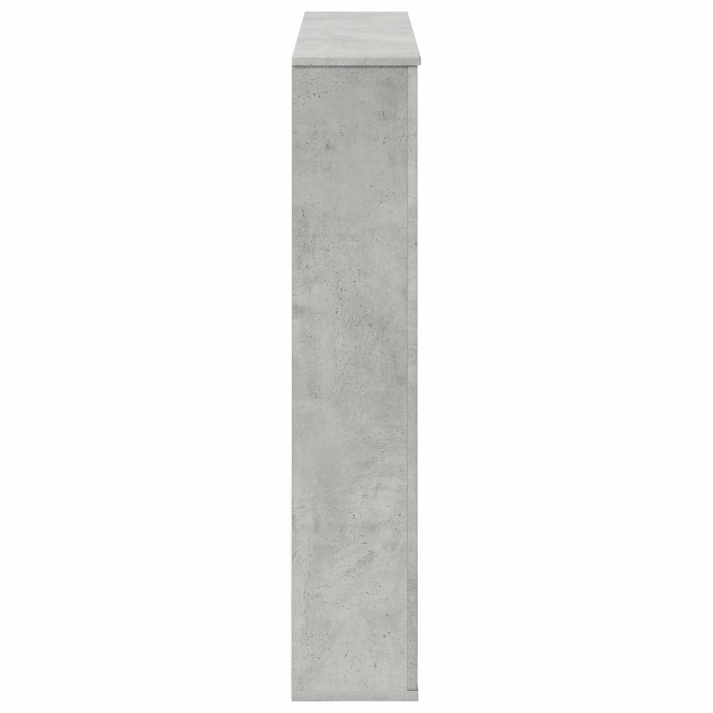 Fireplace Surround Concrete Grey 100 x 20 x 100 cm