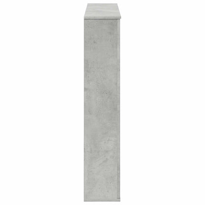Fireplace Surround Concrete Grey 100 x 20 x 100 cm