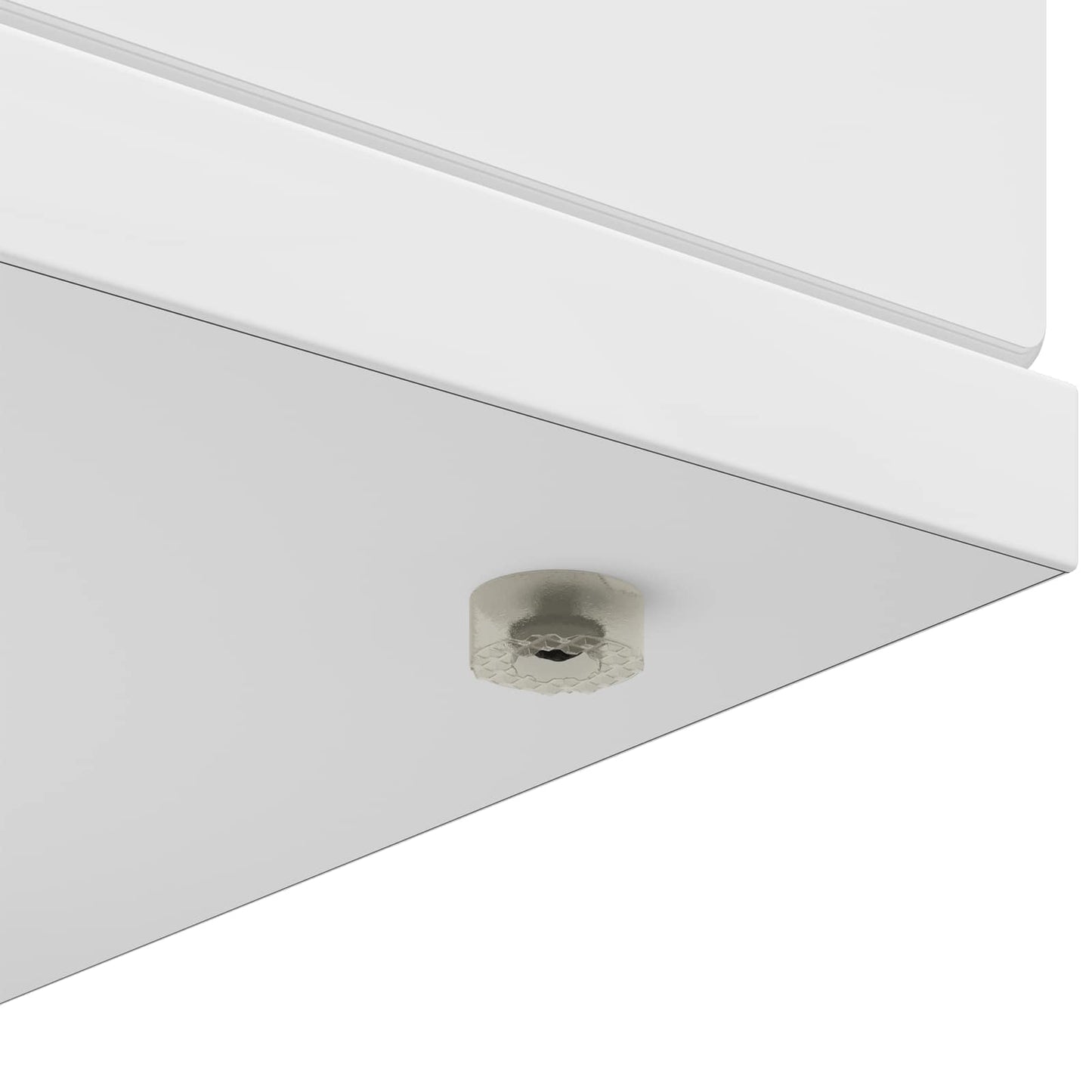 Fireplace Surround Gloss White 100 x 20 x 100 cm