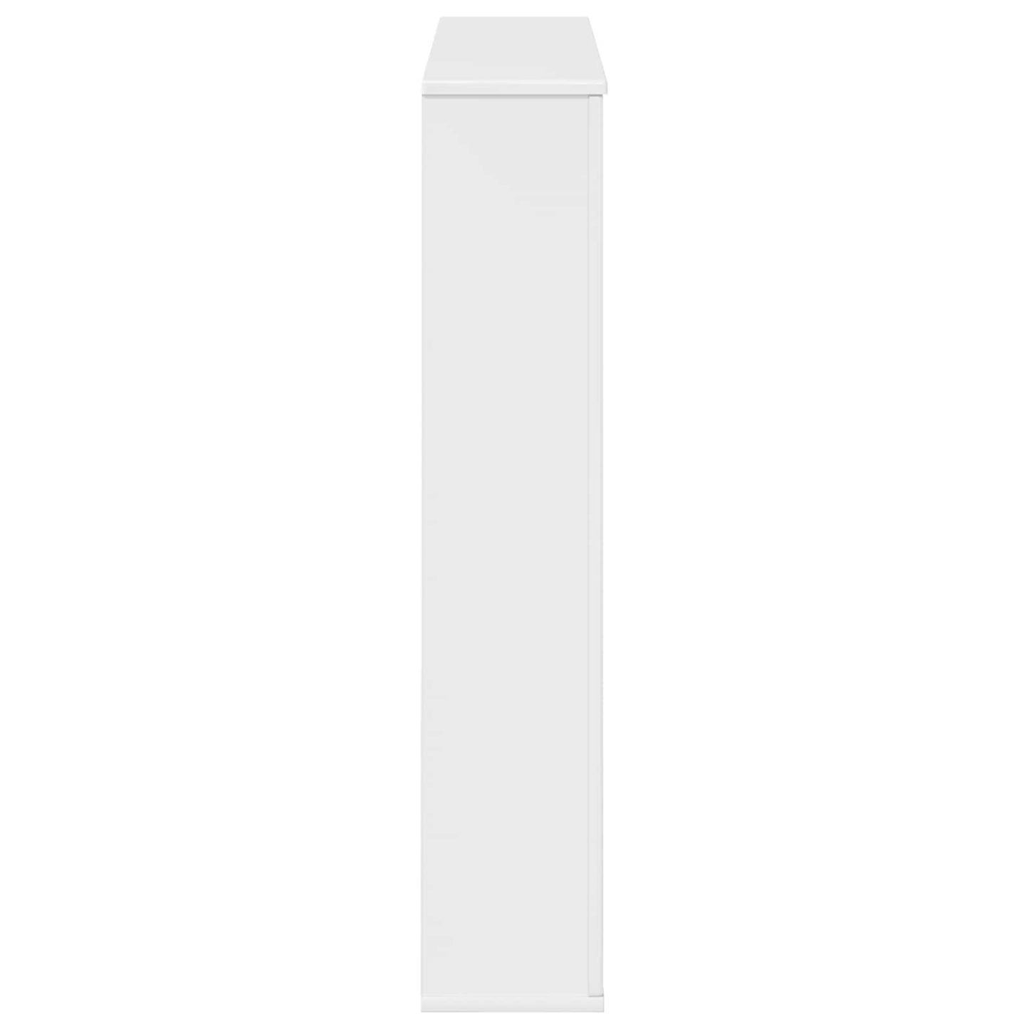 Fireplace Surround Gloss White 100 x 20 x 100 cm