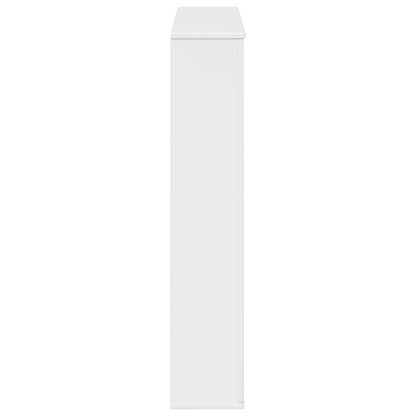 Fireplace Surround Gloss White 100 x 20 x 100 cm
