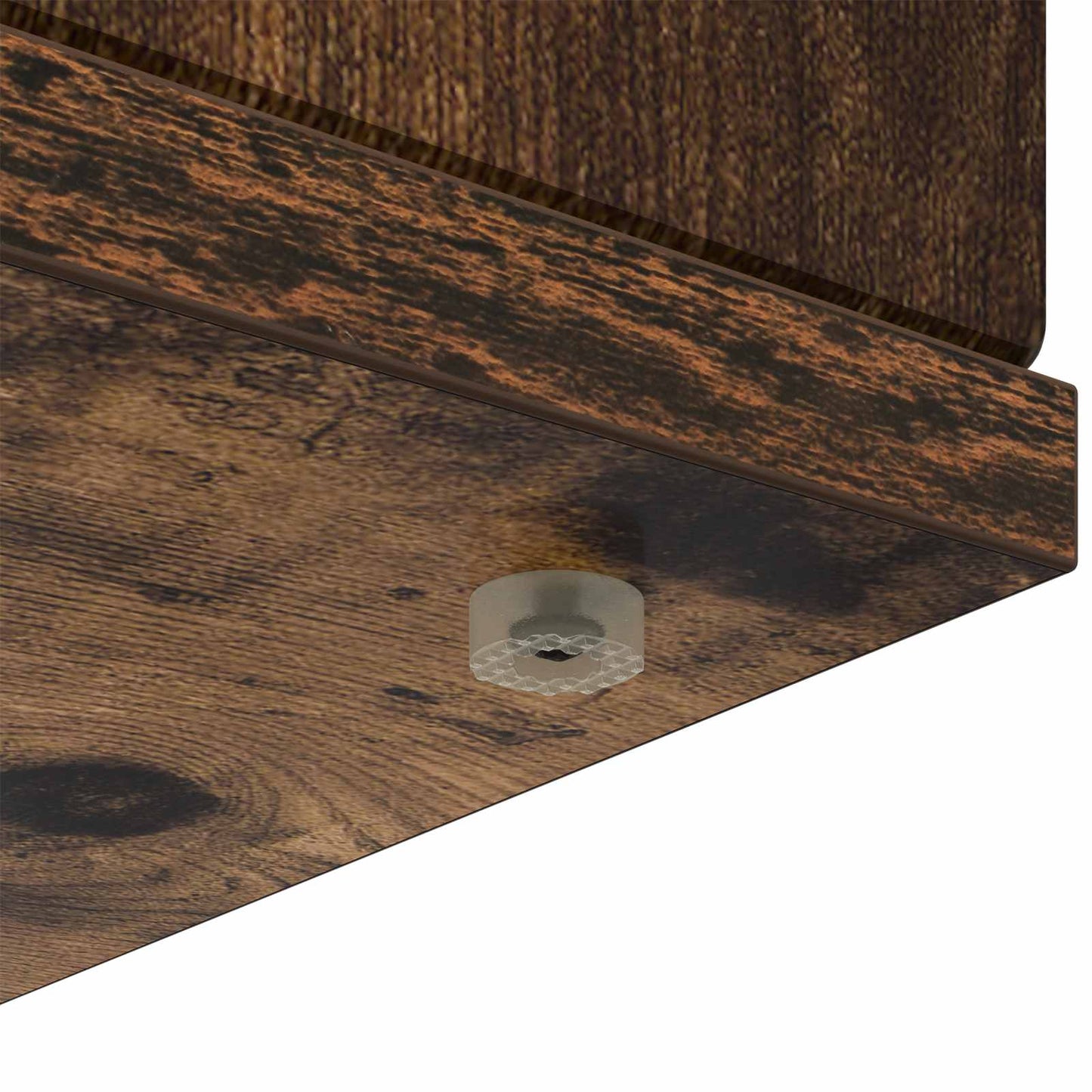 Fireplace Surround Smoked Oak 100 x 20 x 100 cm Engineered Wood
