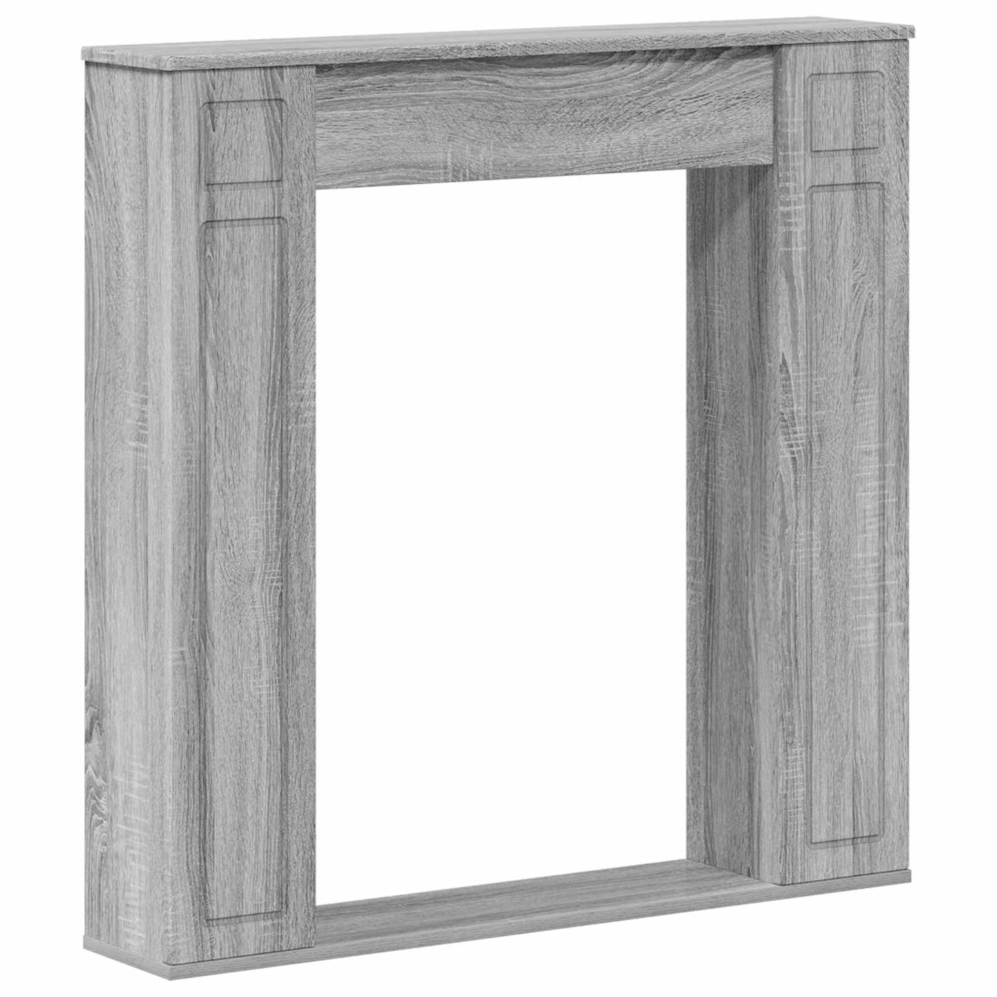Fireplace Surround Grey Sonoma 100 x 20 x 100 cm