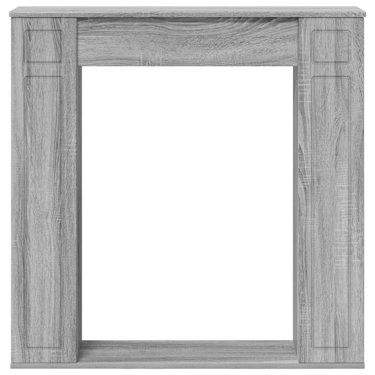 Fireplace Surround Grey Sonoma 100 x 20 x 100 cm