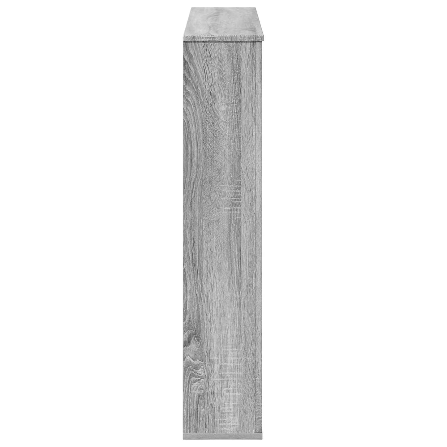 Fireplace Surround Grey Sonoma 100 x 20 x 100 cm