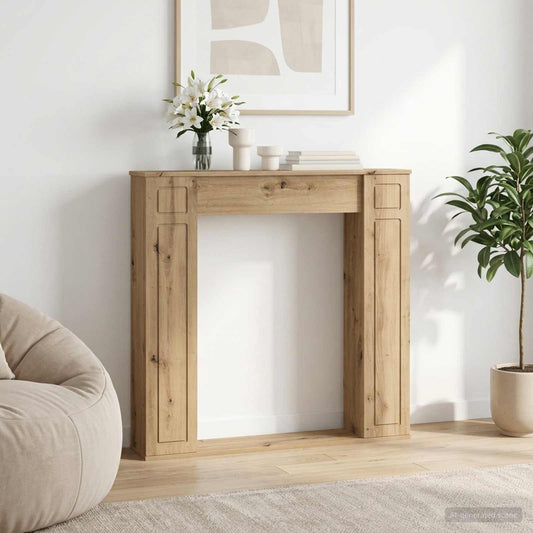 Fireplace Surround Artisan Oak 100 x 20 x 100 cm