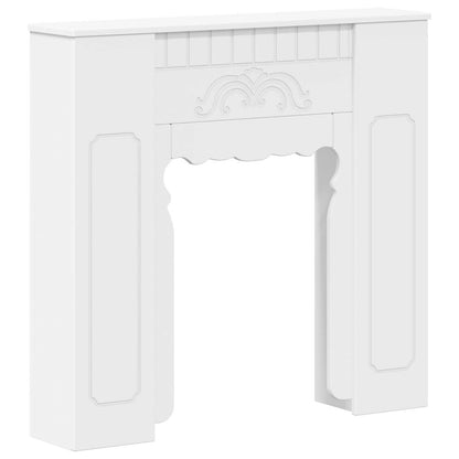 Fireplace Surround White 93 x 20 x 89 cm Engineered Wood