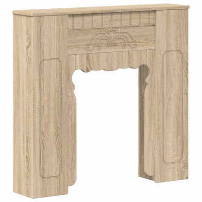 Fireplace Surround Sonoma Oak 93 x 20 x 89 cm Engineered Wood