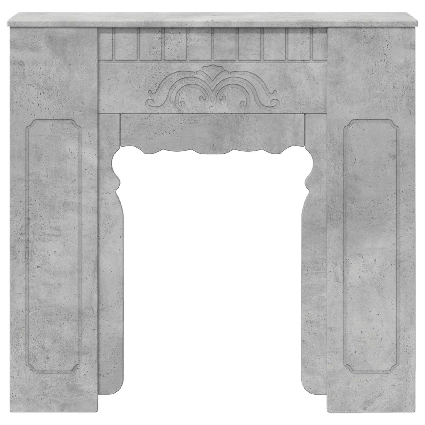 Fireplace Surround Concrete Grey 93 x 20 x 89 cm