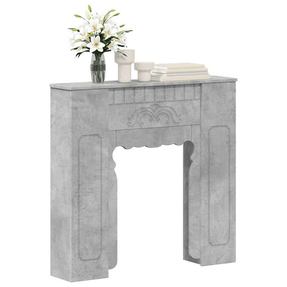 Fireplace Surround Concrete Grey 93 x 20 x 89 cm