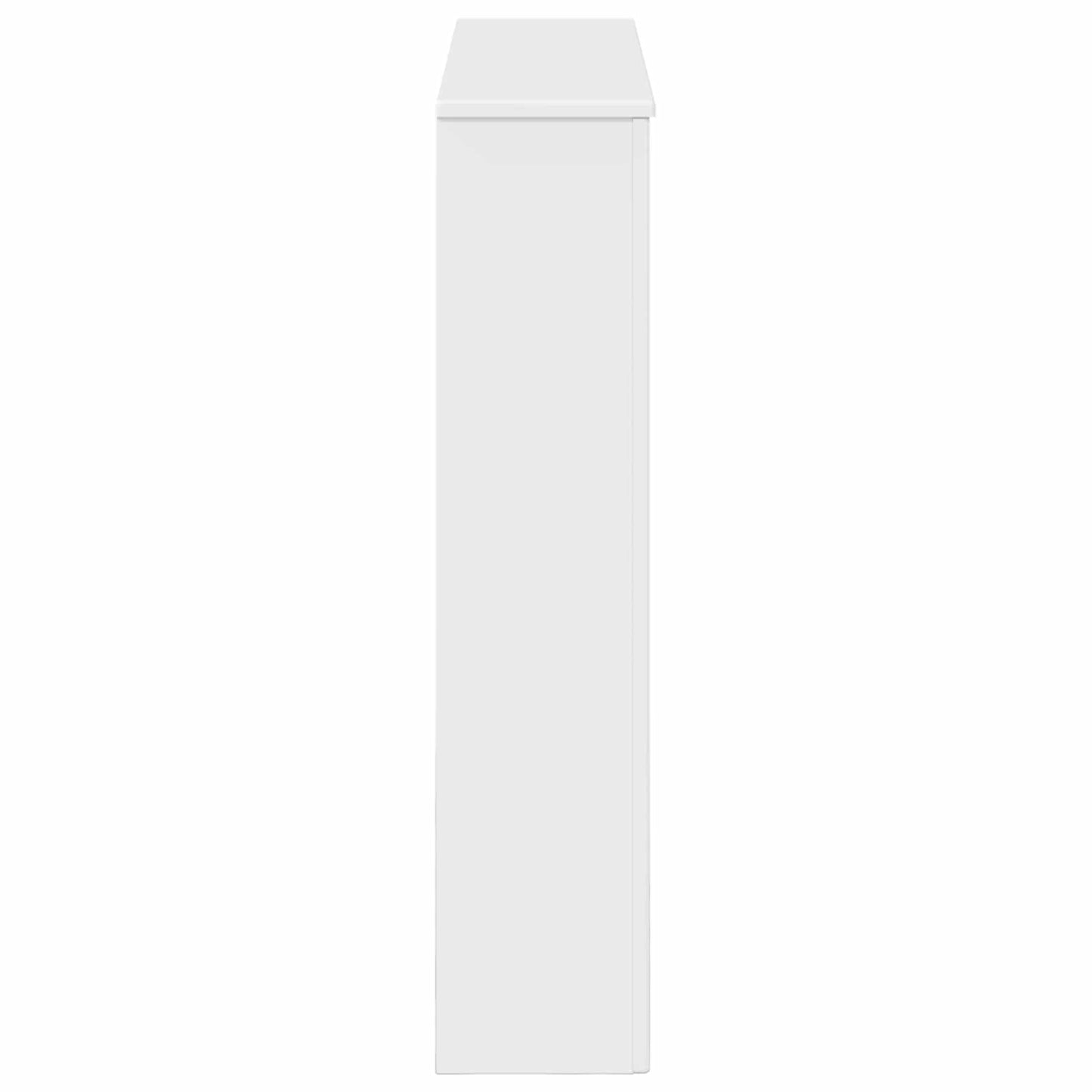 Fireplace Surround High Gloss White 93 x 20 x 89 cm