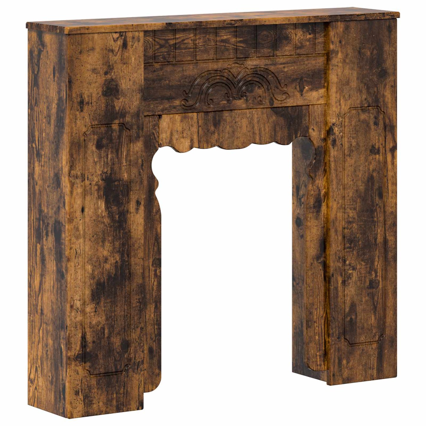 Fireplace Surround Smoked Oak 93 x 20 x 89 cm Engineered Wood