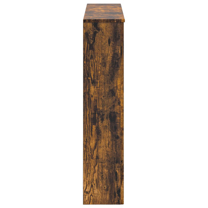 Fireplace Surround Smoked Oak 93 x 20 x 89 cm Engineered Wood