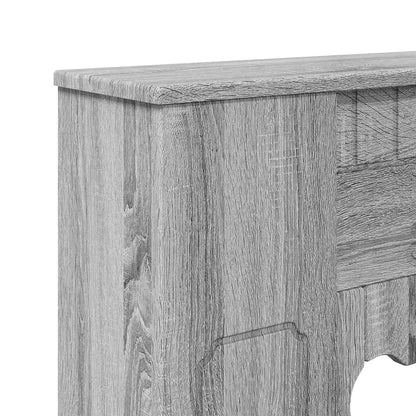 Fireplace Surround Grey Sonoma 93 x 20 x 89 cm Engineered Wood