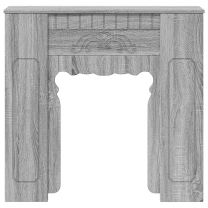 Fireplace Surround Grey Sonoma 93 x 20 x 89 cm Engineered Wood