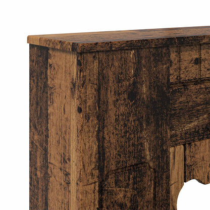 Fireplace Surround Old Wood 93 x 20 x 89 cm Engineered Wood