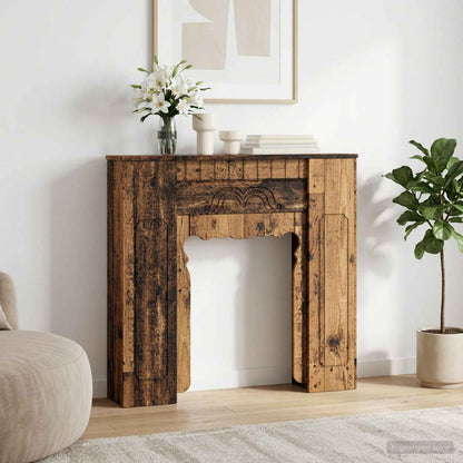 Fireplace Surround Old Wood 93 x 20 x 89 cm Engineered Wood