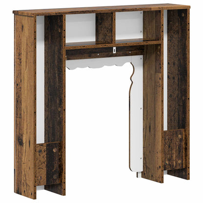 Fireplace Surround Old Wood 93 x 20 x 89 cm Engineered Wood