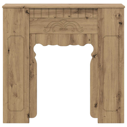 Fireplace Surround Artisan Oak 93 x 20 x 89 cm Engineered Wood