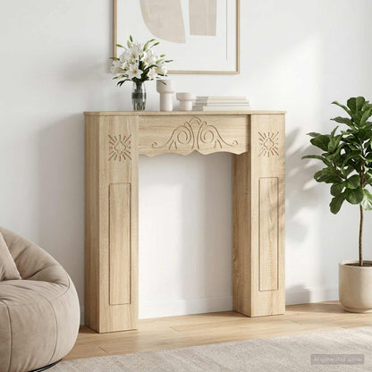 Fireplace Surround Sonoma 102 x 20 x 102 cm Engineered Wood