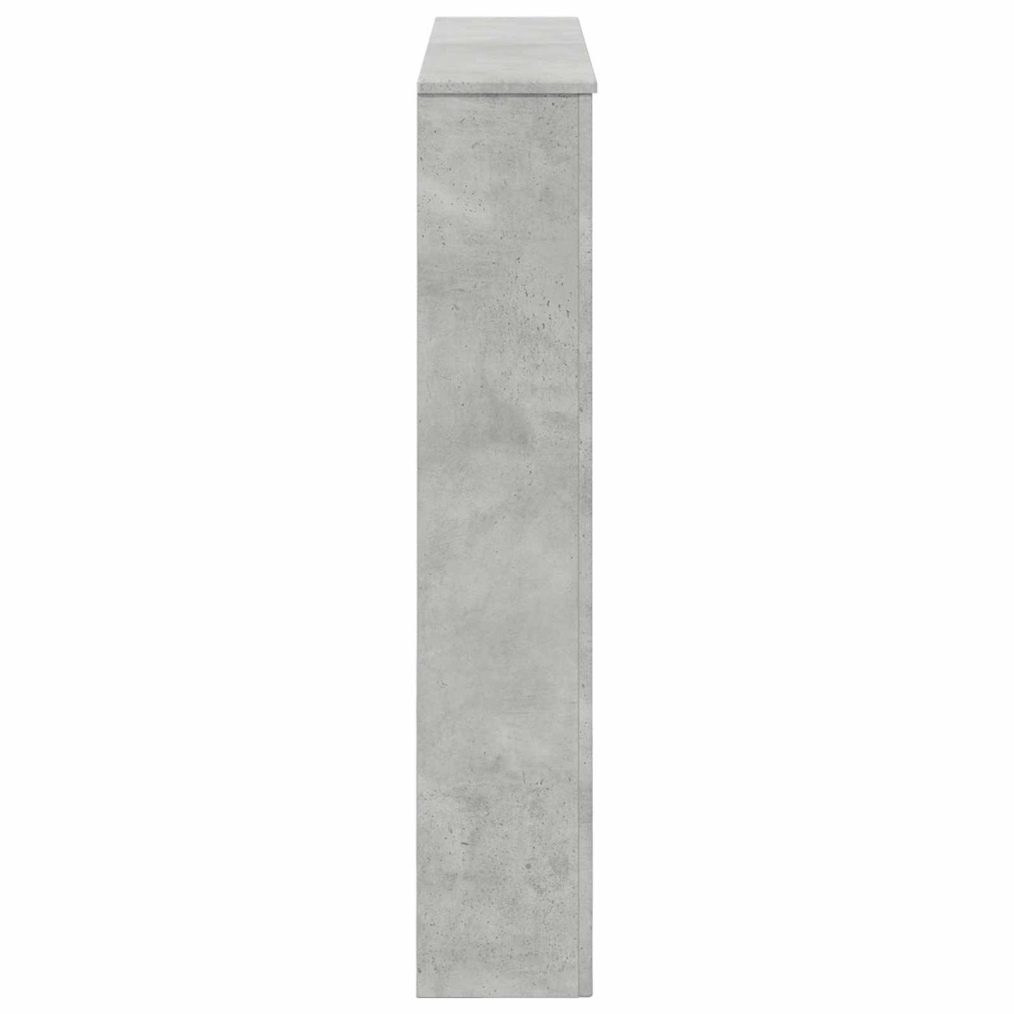 Fireplace Surround Concrete Grey 102 x 20 x 102 cm