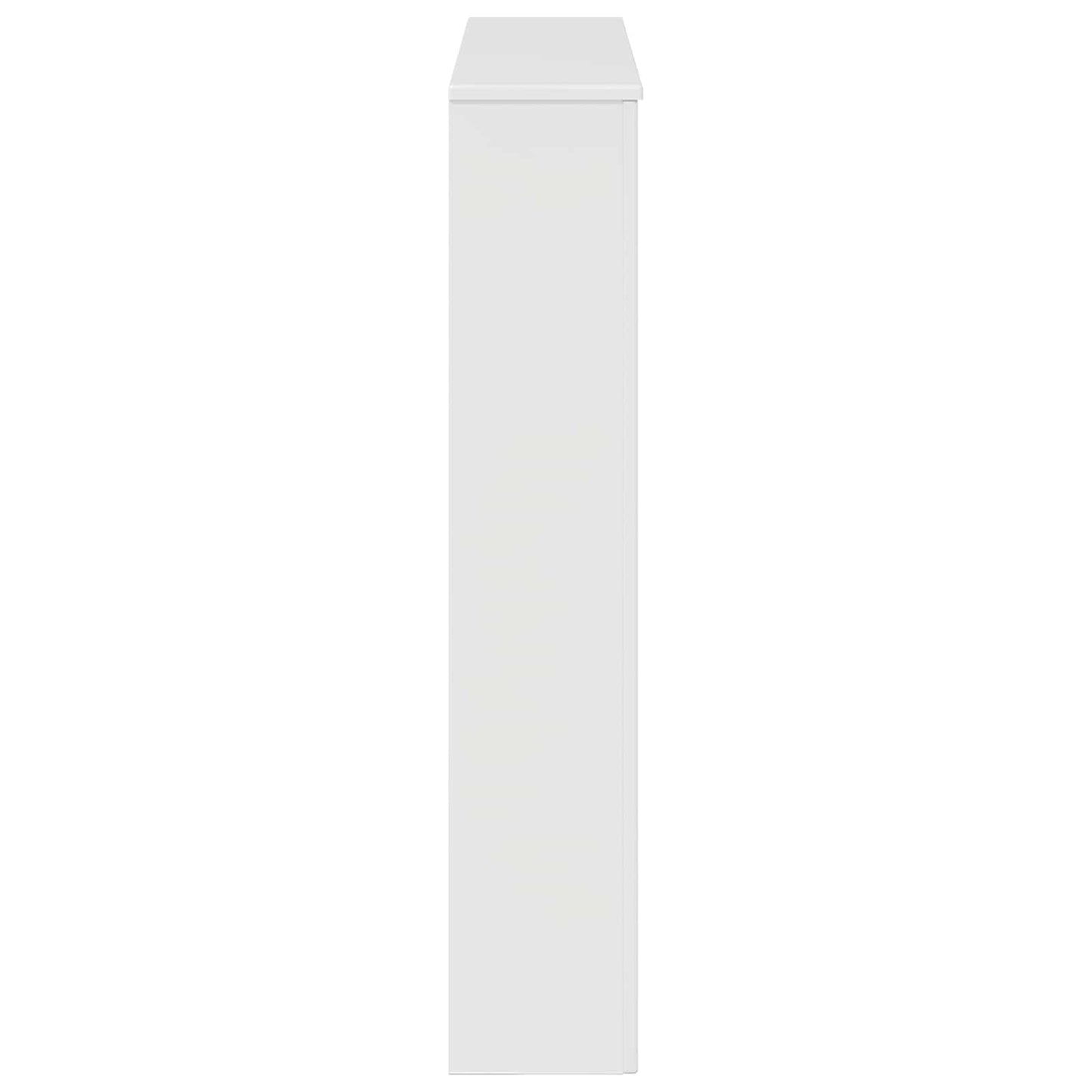 Fireplace Surround Gloss White 102 x 20 x 102 cm