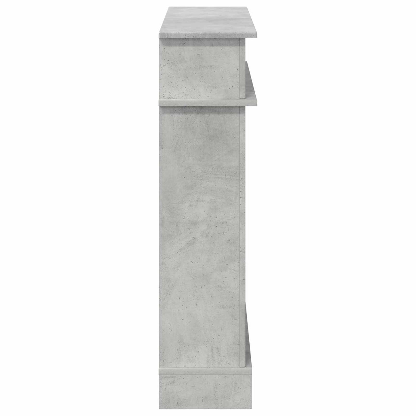 Fireplace Surround Concrete Grey 102 x 26 x 100 cm