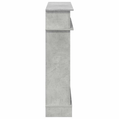 Fireplace Surround Concrete Grey 102 x 26 x 100 cm