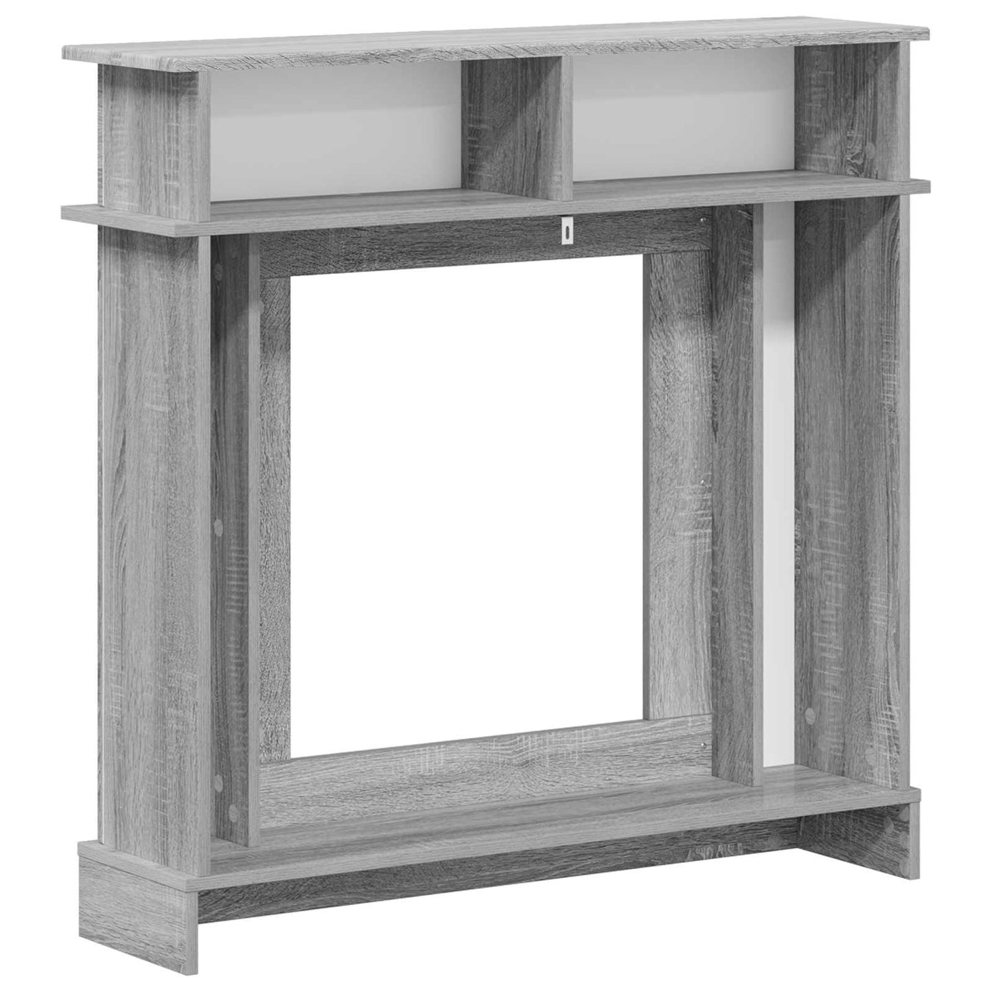 Fireplace Surround Grey Sonoma 102 x 26 x 100 cm