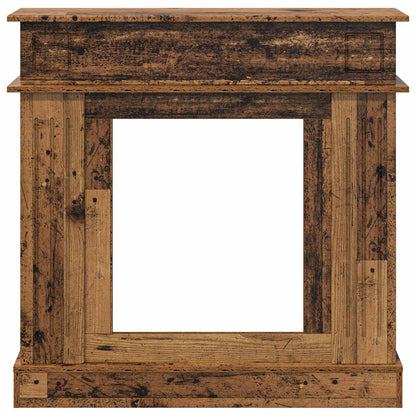 Fireplace Surround Old Wood 102 x 26 x 100 cm Engineered Wood