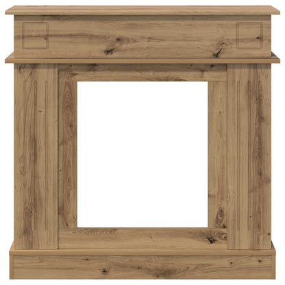 Fireplace Surround Artisan Oak 102 x 26 x 100 cm