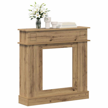 Fireplace Surround Artisan Oak 102 x 26 x 100 cm