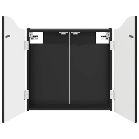 Dartboard Cabinet Black 56 x 12 x 63 cm Engineered Wood