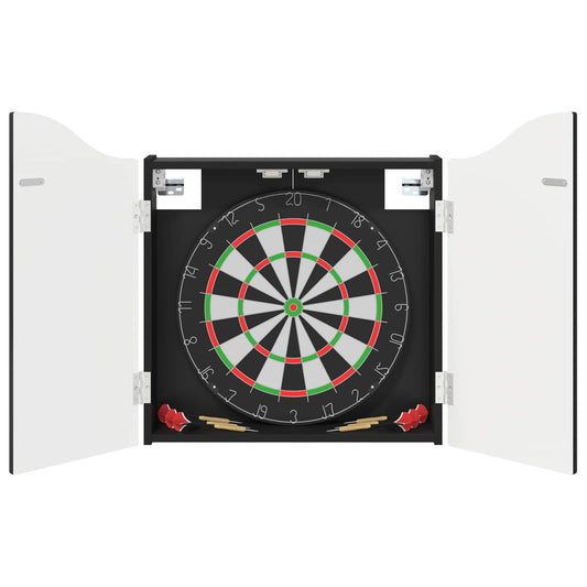 Dartboard Cabinet Black 56 x 12 x 63 cm Engineered Wood