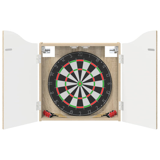 Dartboard Cabinet Sonoma Oak 56 x 12 x 63 cm Engineered Wood