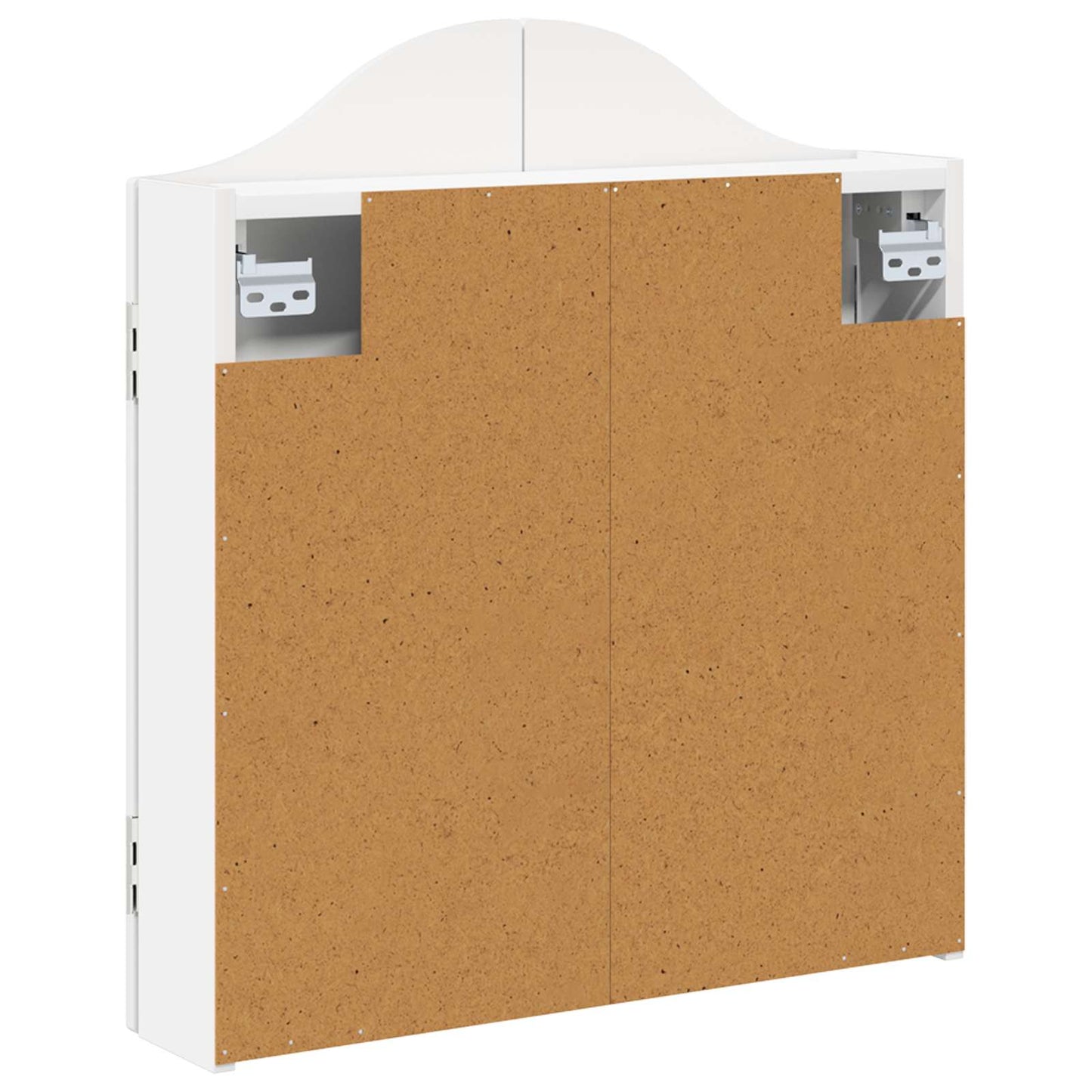 Dartboard Cabinet Gloss White 56 x 12 x 63 cm Engineered Wood