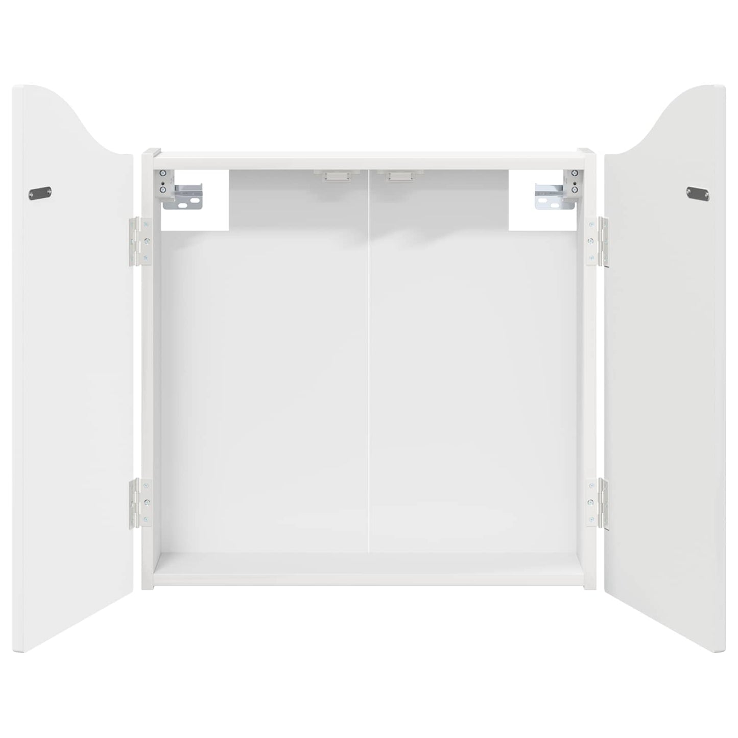 Dartboard Cabinet Gloss White 56 x 12 x 63 cm Engineered Wood
