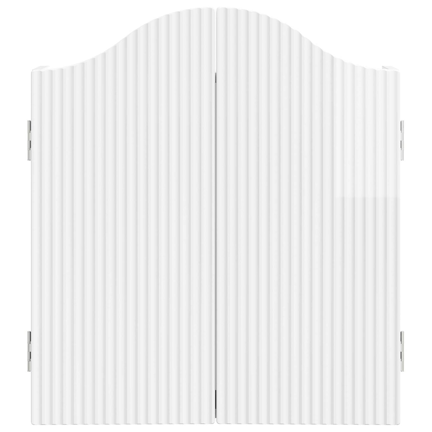 Dartboard Cabinet Gloss White 56 x 12 x 63 cm Engineered Wood
