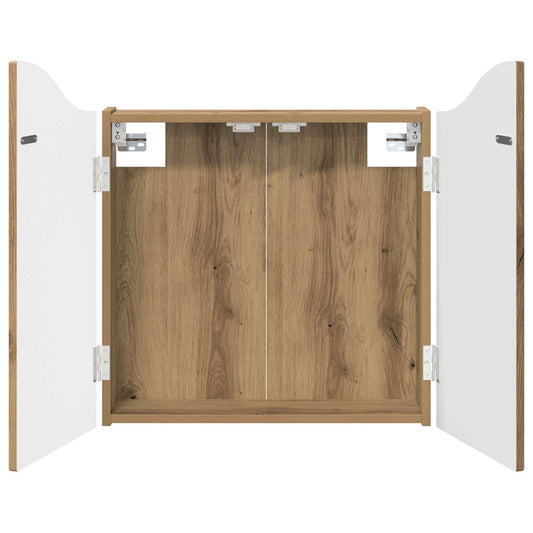 Dartboard Cabinet Artisan Oak 56 x 12 x 63 cm Engineered Wood