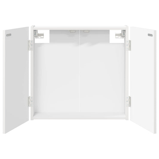 Dartboard Cabinet White 56 x 12 x 53.5 cm Engineered Wood