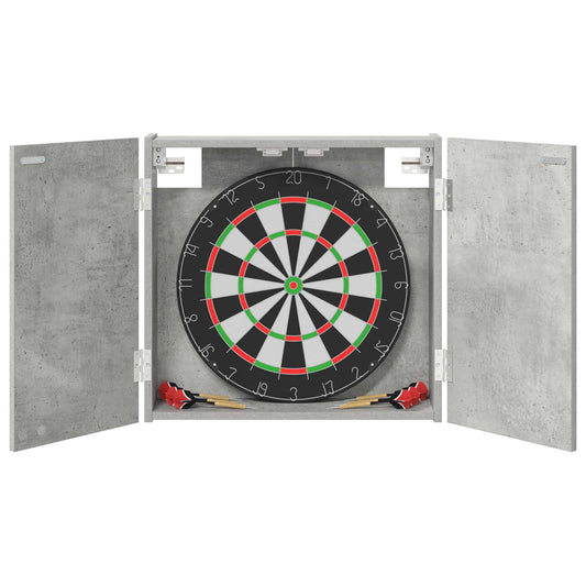 Dartboard Cabinet Concrete Grey 56 x 12 x 53.5 cm