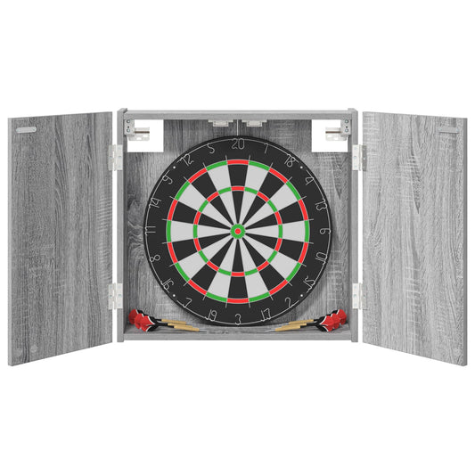 Dartboard Cabinet Grey Sonoma 56 x 12 x 53.5 cm Engineered Wood